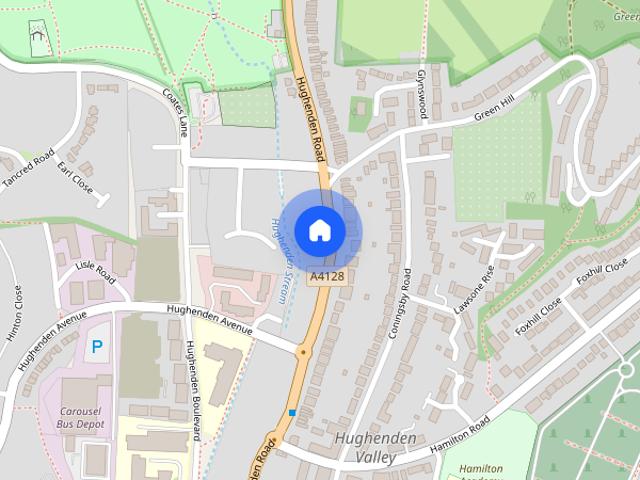 Townhouse for rent in Cressex, Buckinghamshire