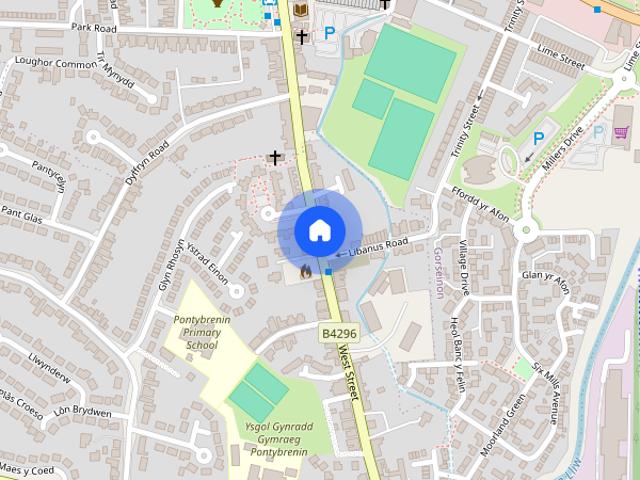 Townhouse for rent in Gorseinon, Wales