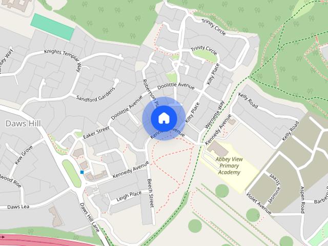 Townhouse for rent in Daws Hill, Cressex