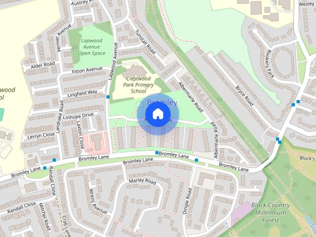 Townhouse for rent in West Midlands