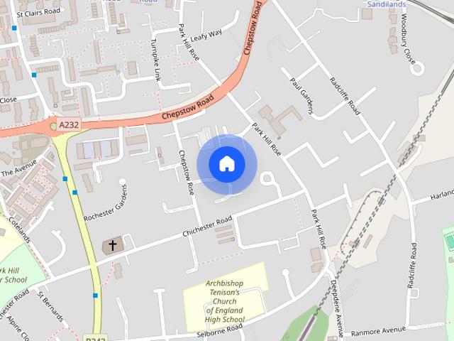Townhouse for rent in London Borough of Croydon, Addiscombe