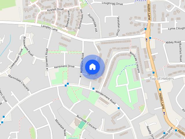 Townhouse for rent in Burnedge, Greater Manchester
