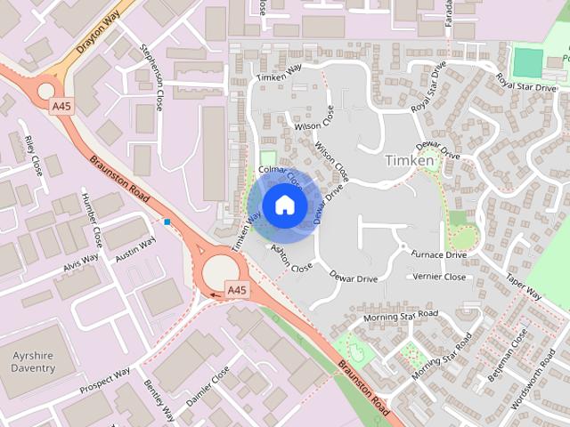Townhouse for rent in Timken, Daventry