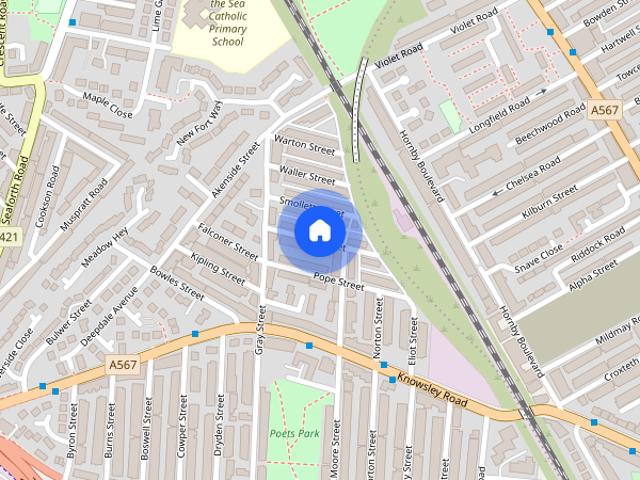 Townhouse for rent in Bootle, Sefton