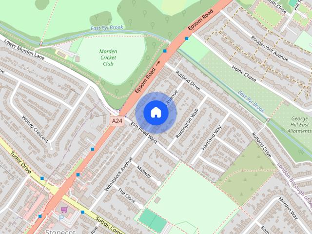 Townhouse for rent in London Borough of Merton, Greater London