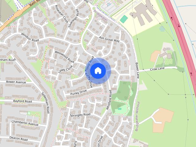 Townhouse for rent in East Bower, Bridgwater