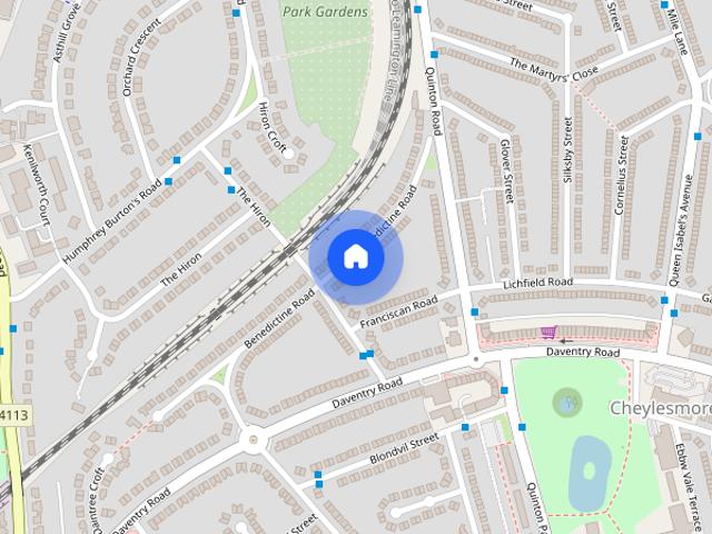 Townhouse for rent in Cheylesmore, West Midlands