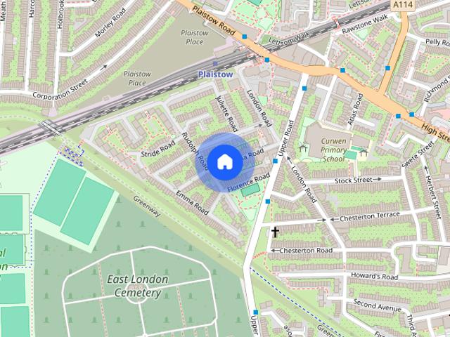 Townhouse for rent in Plaistow, Greater London
