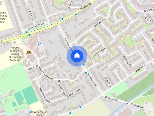 Townhouse for rent in Yaxley, Huntingdon