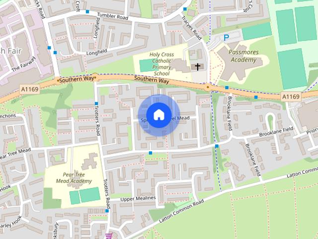 Townhouse for rent in Latton Bush, Harlow