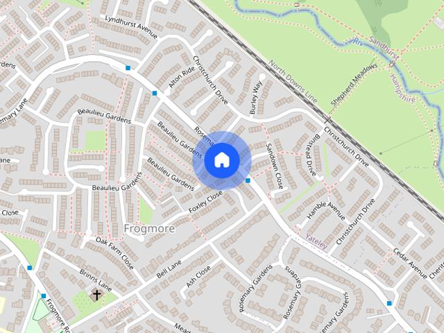 Townhouse for rent in Blackwater and Hawley, Hart