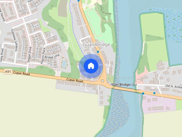 Townhouse for rent in Guardbridge, Scotland