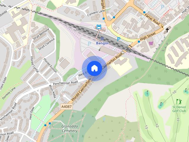 Townhouse for rent in Bangor, Wales
