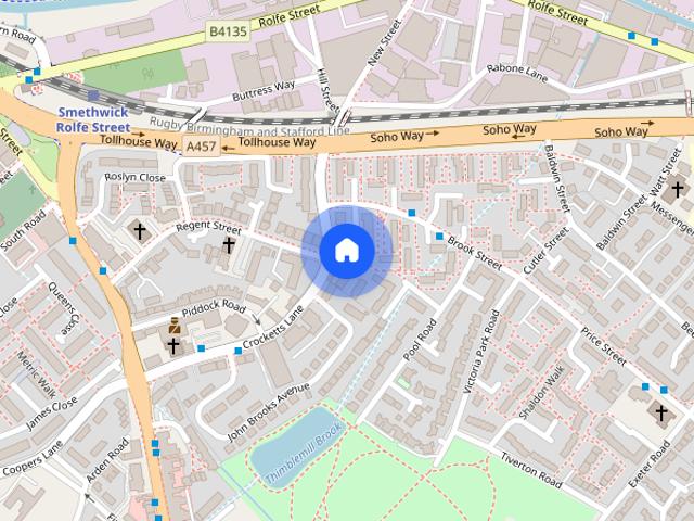 Townhouse for rent in West Midlands