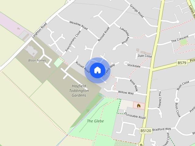 Townhouse for rent in Toddington, Bedfordshire