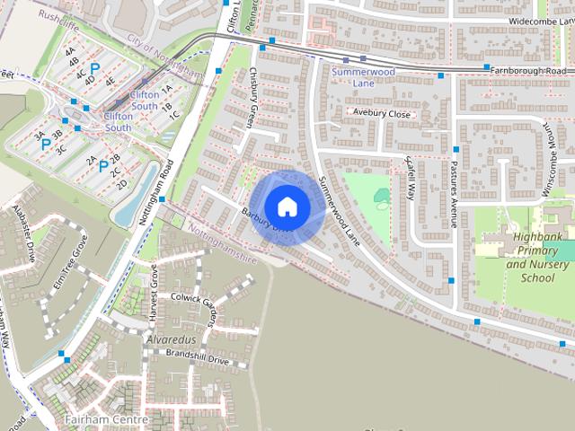 Townhouse for rent in Clifton, Haddon