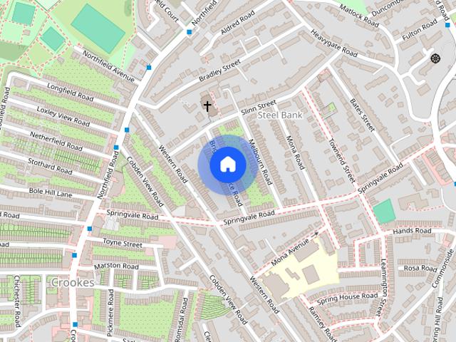 Townhouse for rent in Crookes, South Yorkshire
