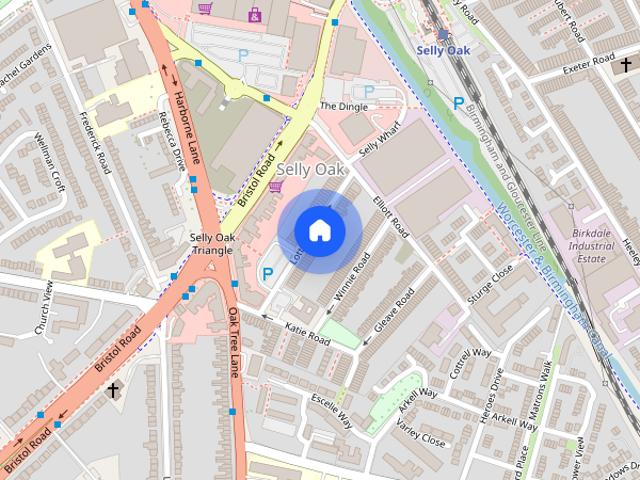 Townhouse for rent in Metchley, Birmingham