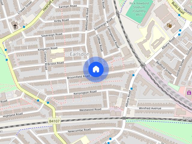 Townhouse for rent in Earlsdon, Coventry
