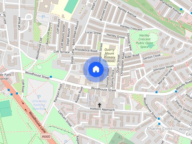 Townhouse for rent in Woodhouse, West Yorkshire