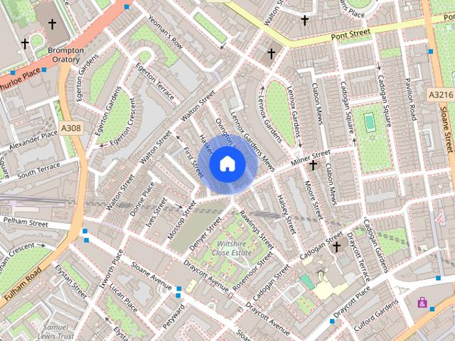Townhouse for rent in Hans Town, Greater London