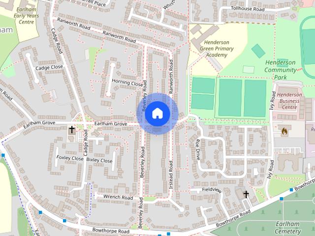 Townhouse for rent in Earlham Rise, East Bank