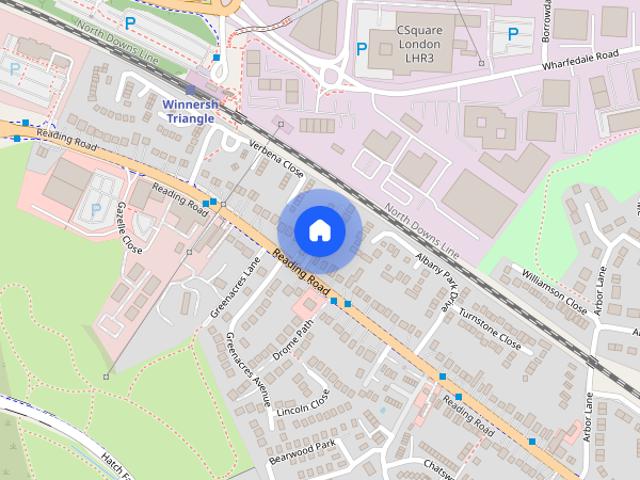 Townhouse for rent in Winnersh