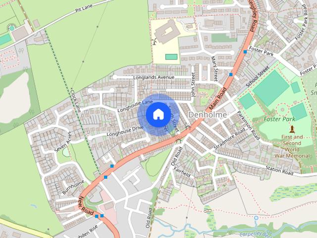 Townhouse for rent in Denholme, West Yorkshire