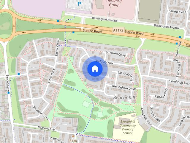 Townhouse for rent in Beaconhill, Cramlington