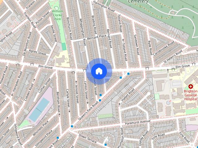 Townhouse for rent in Round Hill, Brighton & Hove