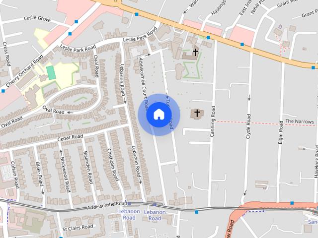 Townhouse for rent in London Borough of Croydon, Addiscombe