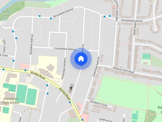 Townhouse for rent in London Borough of Ealing, Greenford