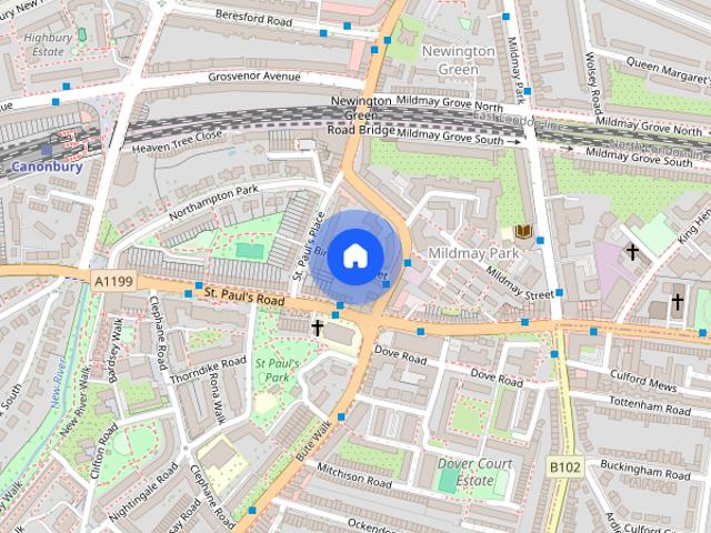 Townhouse for rent in Mildmay Park, Greater London