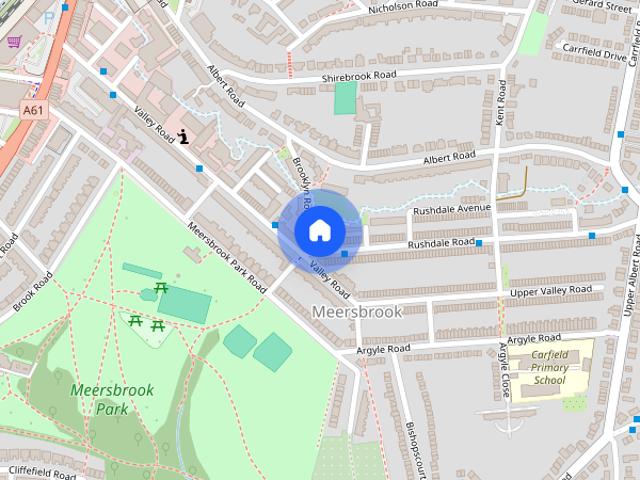 Townhouse for rent in Meersbrook, South Yorkshire