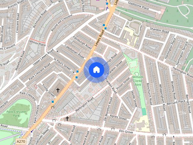 Townhouse for rent in Queen's Park, Brighton & Hove