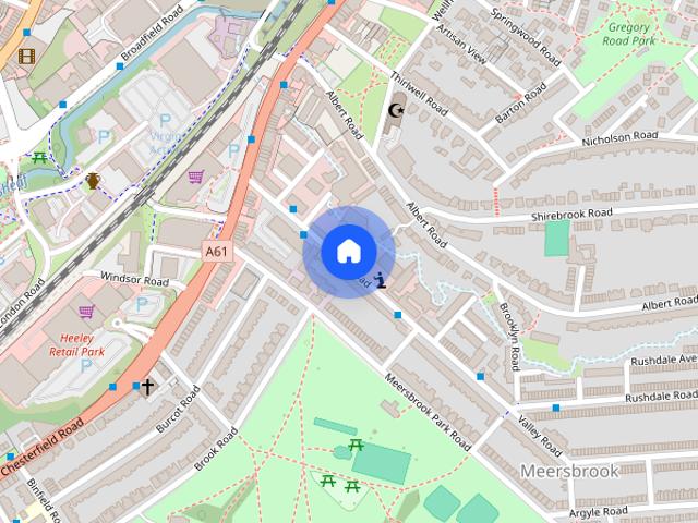 Townhouse for rent in Heeley Bottom, Meersbrook