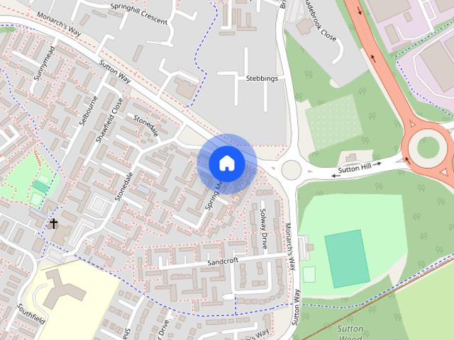 Townhouse for rent in Sutton Hill, Telford