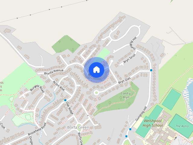 Townhouse for rent in Welshpool, Wales