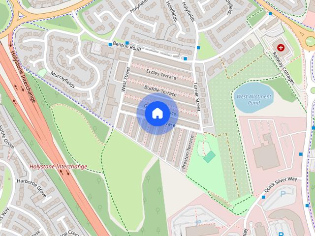 Townhouse for rent in Holystone, North Tyneside