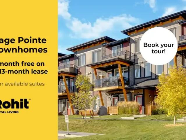 Townhouse for rent in Northwest, Alberta