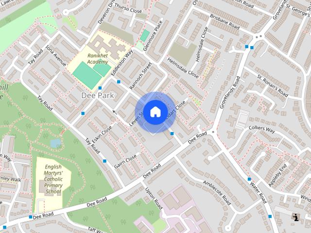 Townhouse for rent in Dee Park, Reading