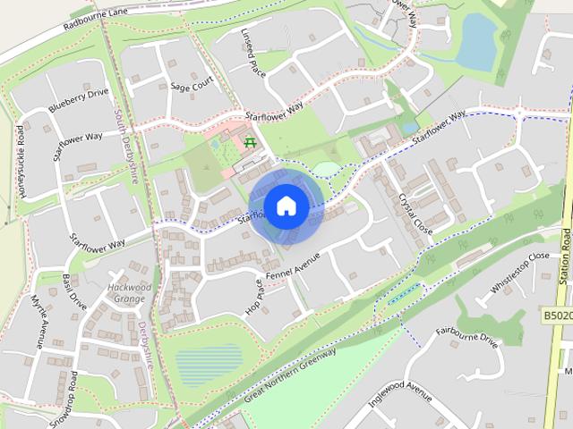 Townhouse for rent in Mickleover, East Midlands