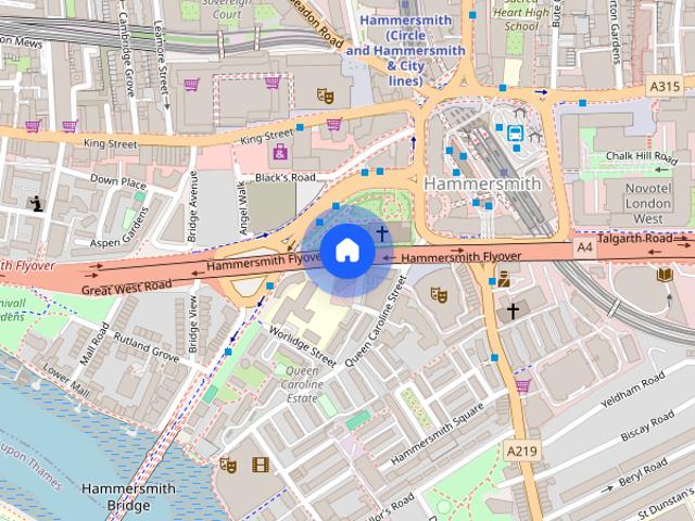 Townhouse for rent in London Borough of Hammersmith and Fulham, Greater London