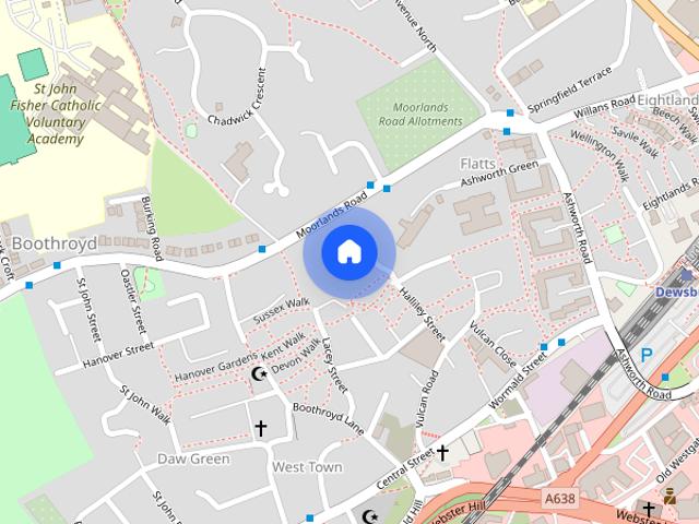 Townhouse for rent in Dewsbury, West Yorkshire