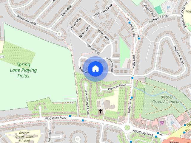 Townhouse for rent in Tyburn, West Midlands
