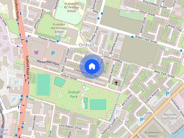 Townhouse for rent in Ordsall, Salford