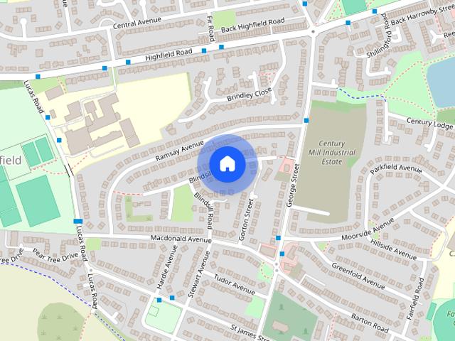 Townhouse for rent in Lee Bank, Greater Manchester