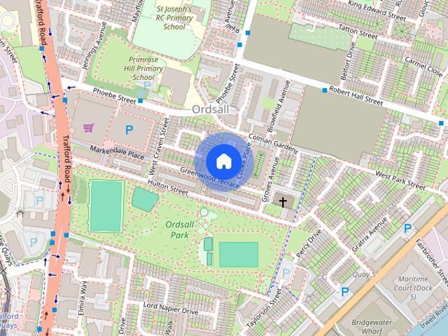 Townhouse for rent in Ordsall, Salford