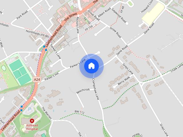 Townhouse for rent in Pachesham Park, Surrey