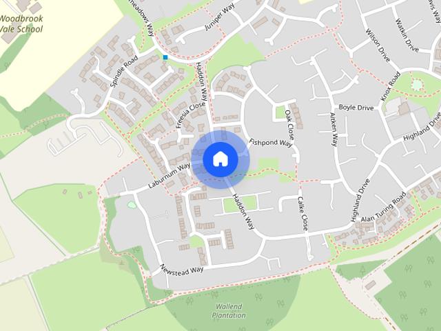 Townhouse for rent in Elmfield, Leicestershire